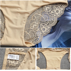 5Pcs Underwear Women Panties Cotton Underwear Briefs Sexy Panties Women Lace Lingeries Cueca Calcinhas Shorts Underpants Girls