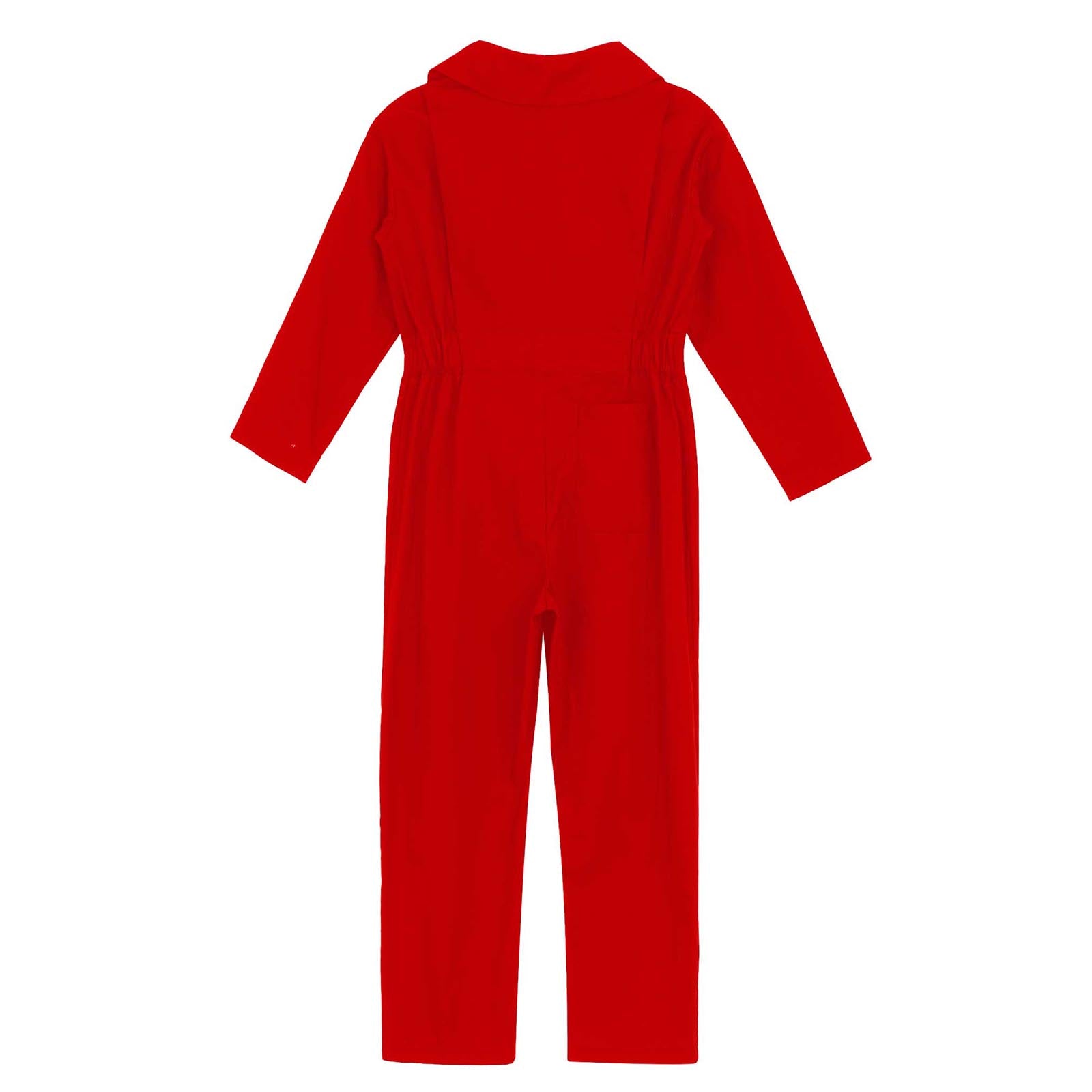 Kid's Coverall Boys Child Casual Jumpsuit Pants Fashion Long Sleeve Turndown Collar Zipper Mechanic Costume Flight Suit Overalls