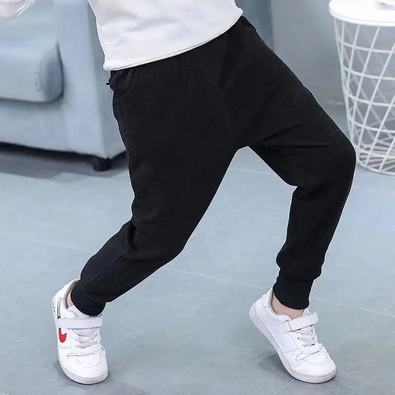 Boys Suit Sweatshirts +Pants Cotton 2Pcs/Sets 2022 Solid Spring Autumn Sports Sets Teenagers Tracksuit Children Clothing