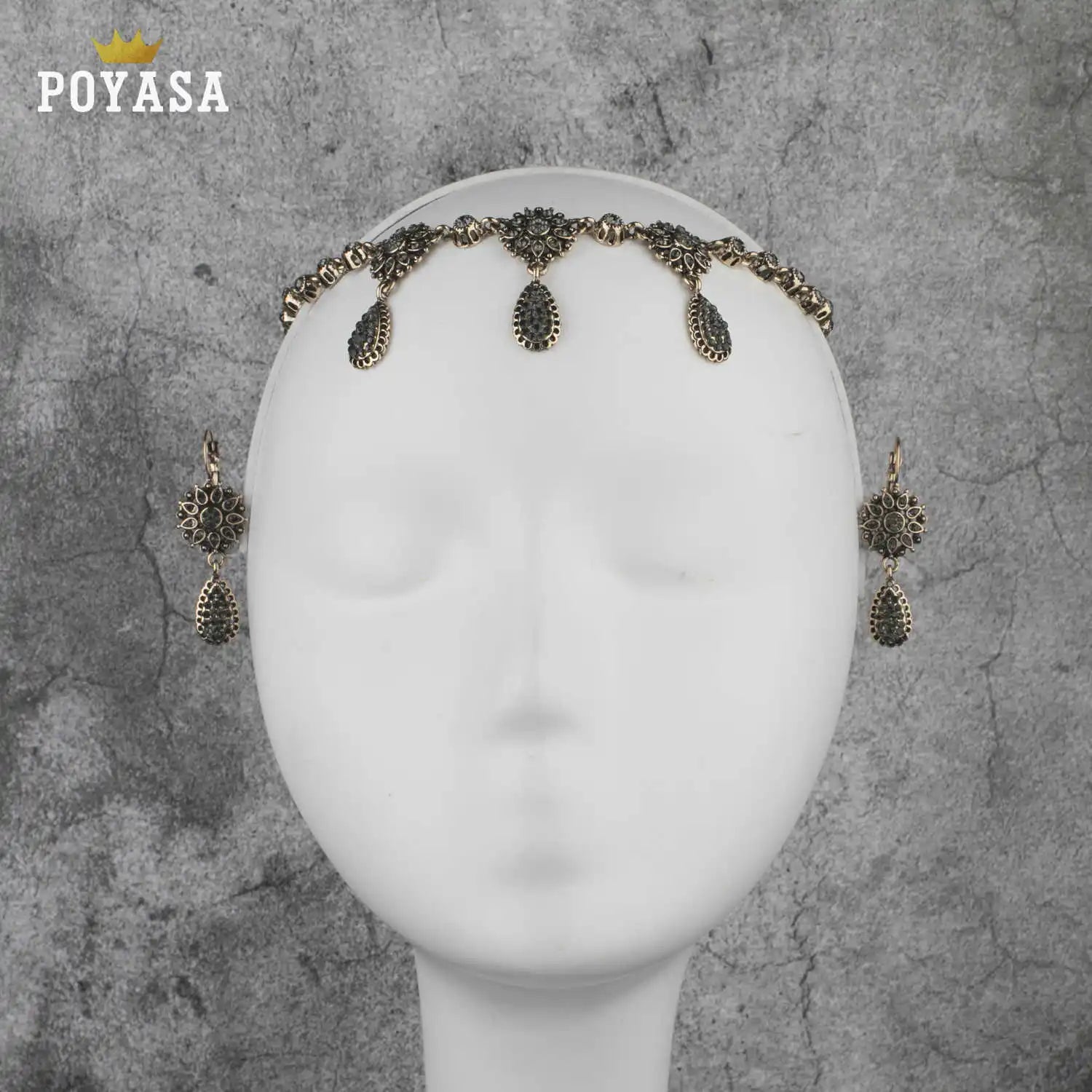 Algerian wedding hair accessories for women three colors
