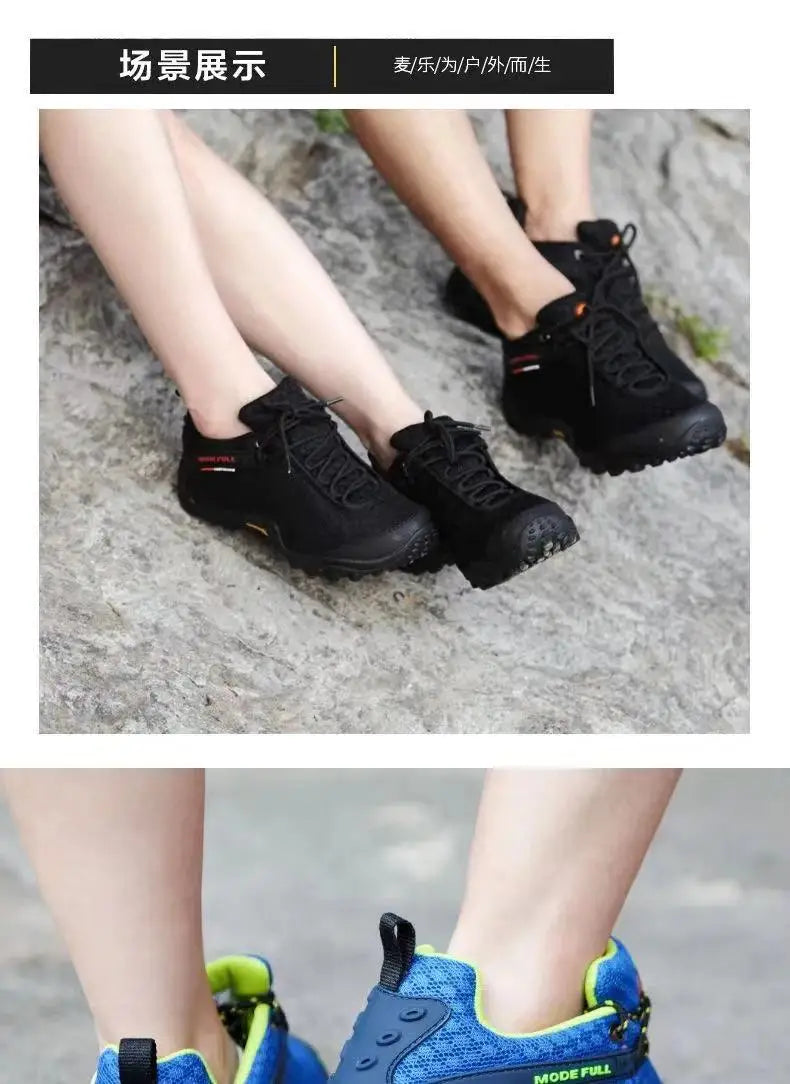 Men Hiking Shoes Women  Trekking Boots Breathable Tactical  Climbing Mountain Camping Outdoor Sports Hunting Walking Sneakers 48