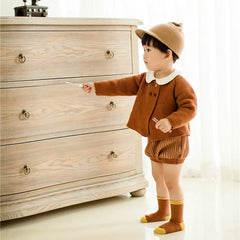 New Arrivals Korean Autumn and Winter Knitted Cotton Comfortable Suit Toddler Boy Clothes  KidClothes Toddler Boys Clothing