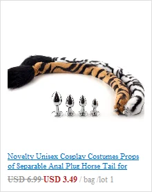 Exotic Accessories of Gay Men Leather Tank harness Bdsm Open Mouth Bondage Hood Mask with Braid Tail for Fetish Cosplay Sex Toys