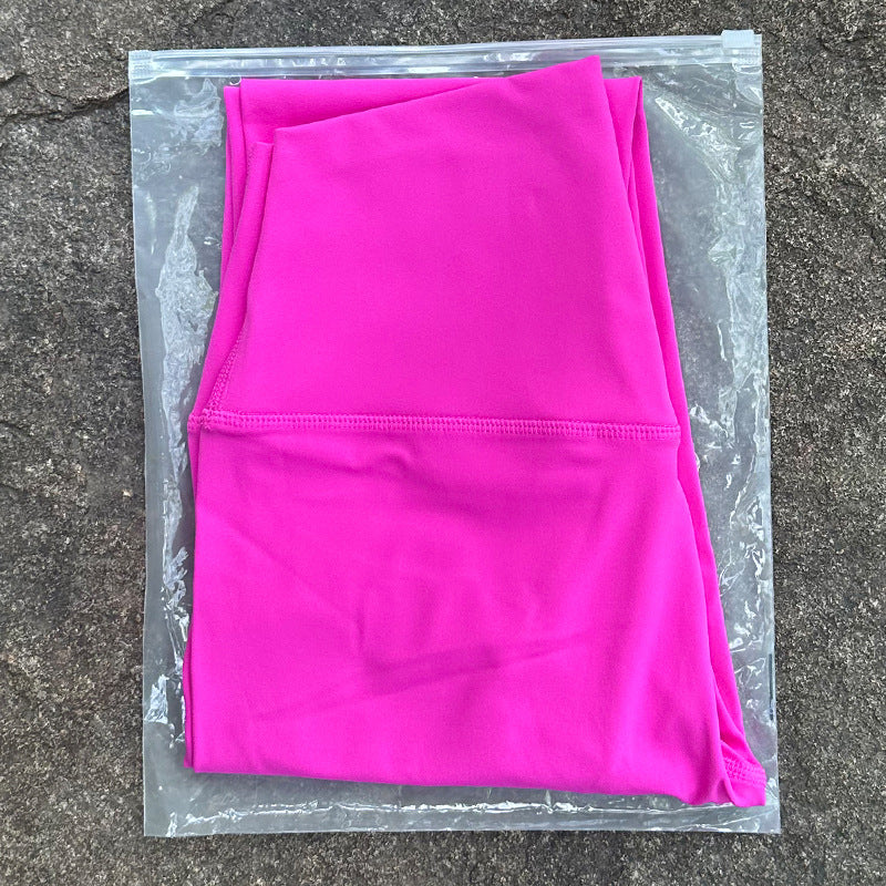 Casual Simple No Embarrassment Line Yoga Pants - kinko