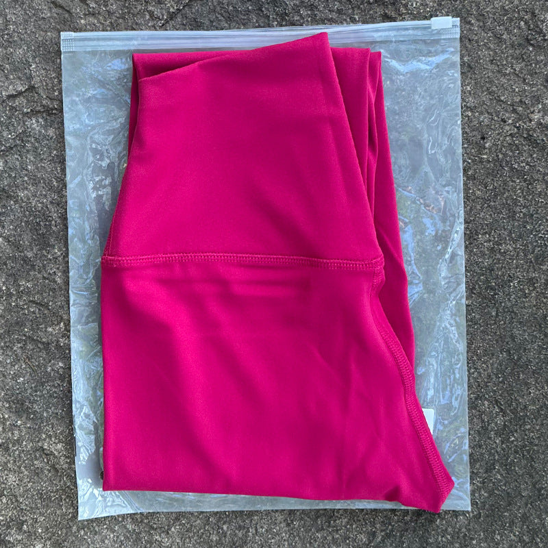 Casual Simple No Embarrassment Line Yoga Pants - kinko