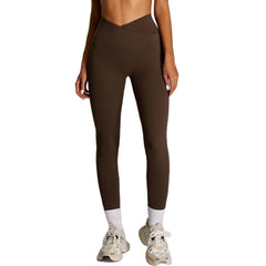 Nude Feel High Waist Fitness Pants Women's Quick-drying Outer Wear Tight Sports Pants - kinko