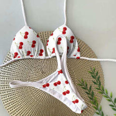 Bikini Special Fabric Printed Swimsuit Beach Sexy Women Swimsuit