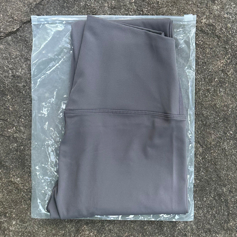 Casual Simple No Embarrassment Line Yoga Pants - kinko