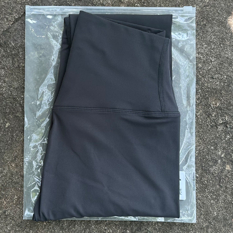 Casual Simple No Embarrassment Line Yoga Pants - kinko