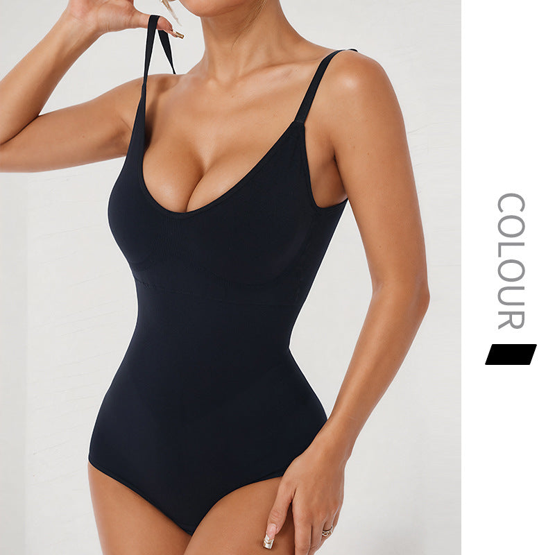 Yoga Bodysuit Chest Support With Chest Pad For Women - kinko