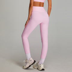 Nude Feel High Waist Fitness Pants Women's Quick-drying Outer Wear Tight Sports Pants - kinko