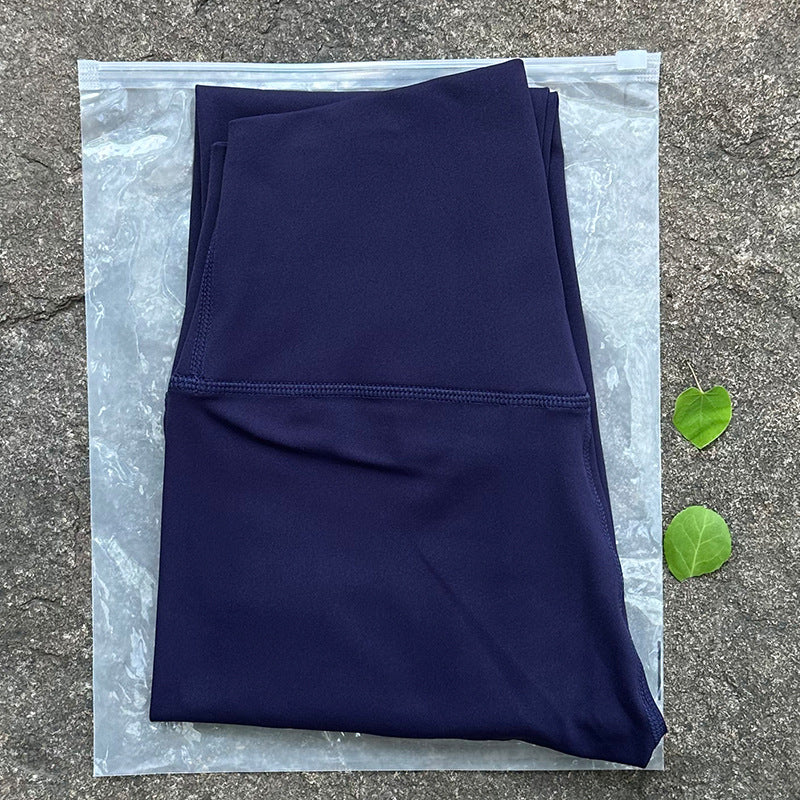 Casual Simple No Embarrassment Line Yoga Pants - kinko