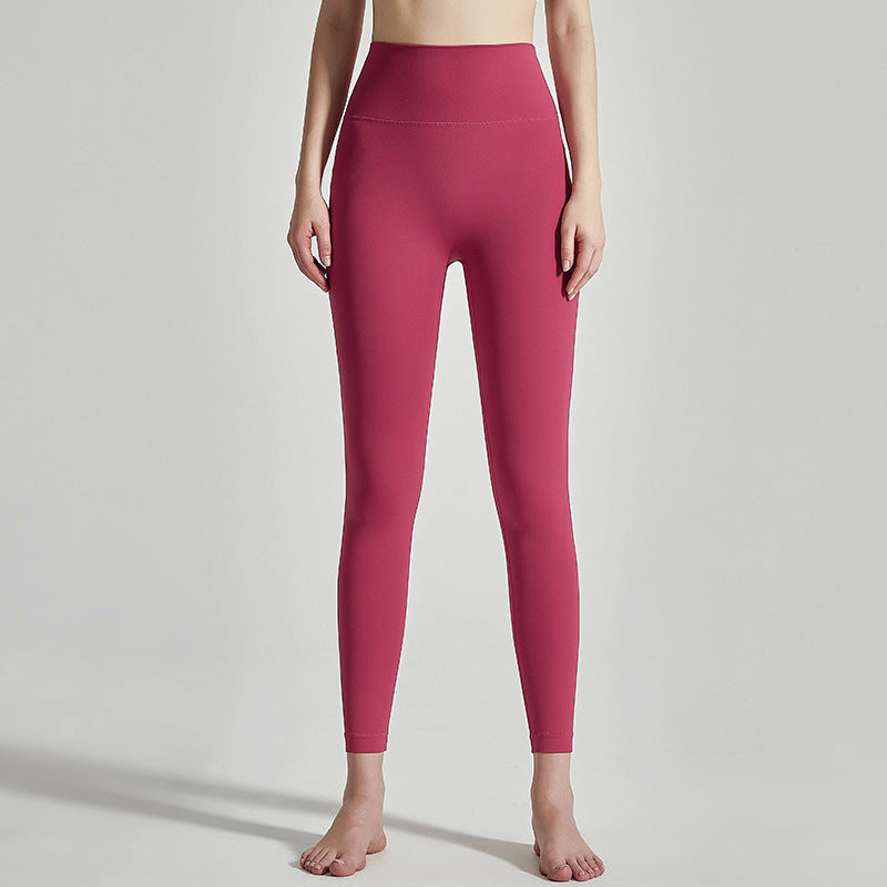 Women's Outer Wear High Waist Hip Lift Seamless Pocket Yoga Pants - kinko