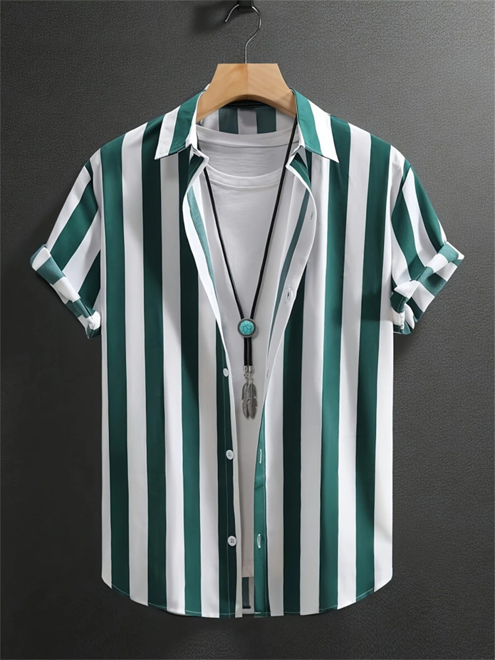 Men's 3D Printed All-matching Retro Fashion Shirt - kinko