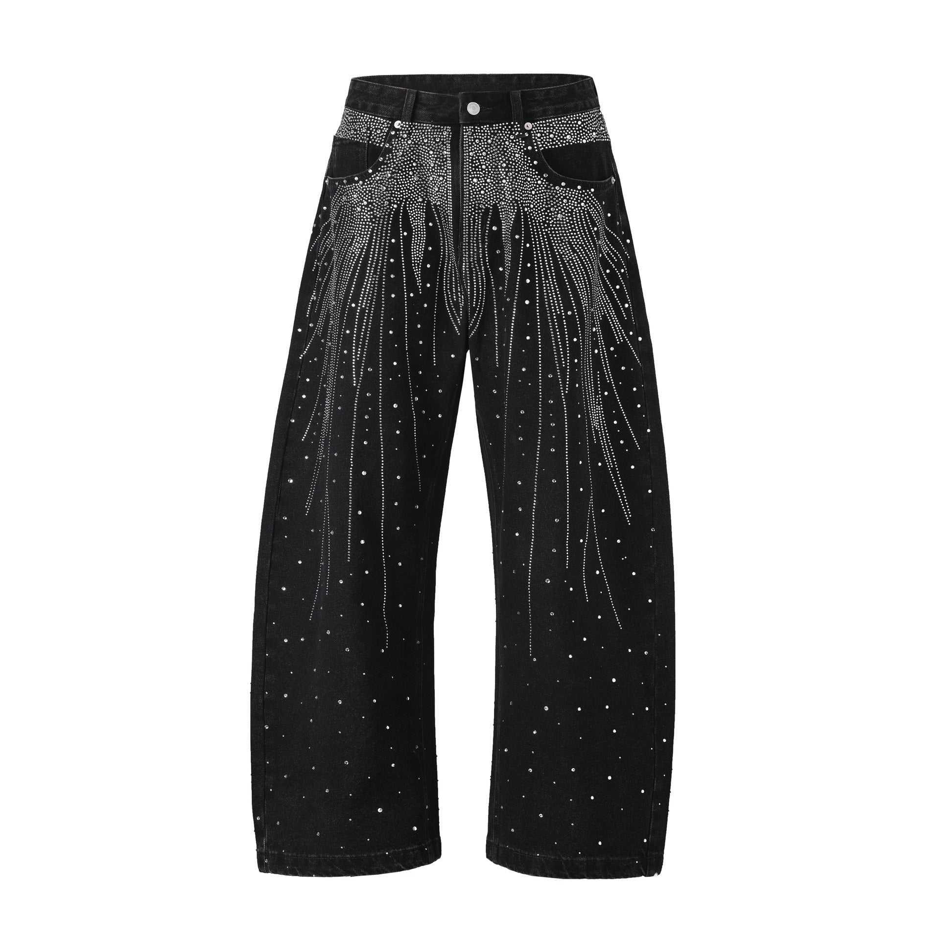 European And American High Street Loose-fitting Wide-leg Trousers - kinko