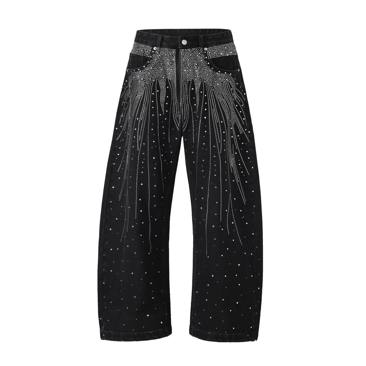European And American High Street Loose-fitting Wide-leg Trousers - kinko