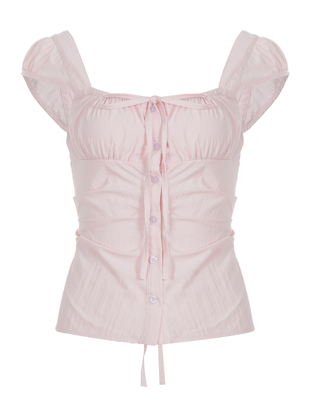 Sweetheart Age-reducing Square Collar Slimming Top - kinko