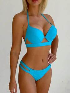 Russischer Sportbadeanzug mit Brustpolsterung, sexy Strandmode für Damen