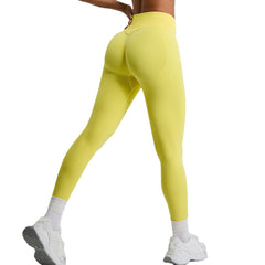 Sports Running Yoga Clothes High Waist Hip Lift Quick-drying Slim Fit Fitness Pants - kinko