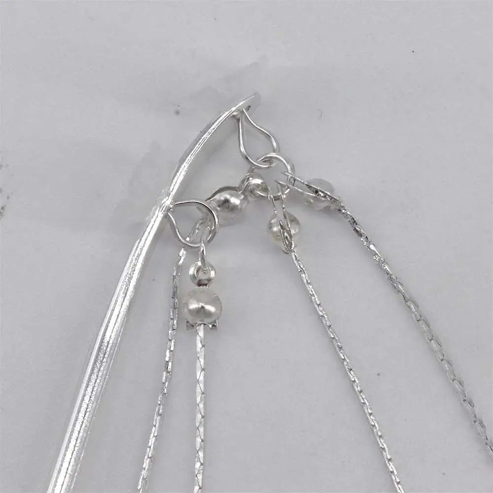 Headwear For Men For Women Fan Flower Hair Clip Hair Fork Hair Accessories Double Tassel Hair Stick Chinese Style Hairpins