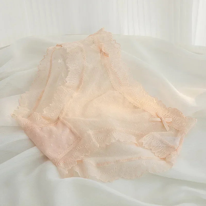 Women Underwear Panty Sexy Lace Pantiesr Girl Hollow Out Comfort Briefs Low Waist Seamless Underpants Female Calzones Para Mujer
