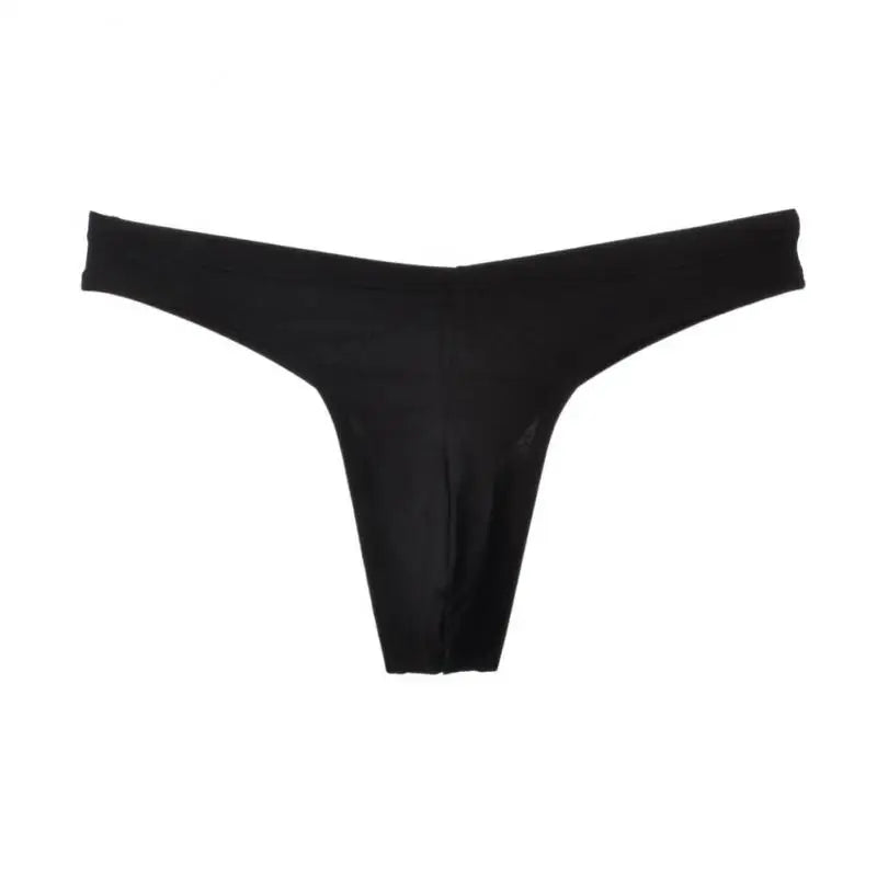 Mini Beachwear Men Solid Bikini Pouch Swim Thong Comfortable Swimwear T-back