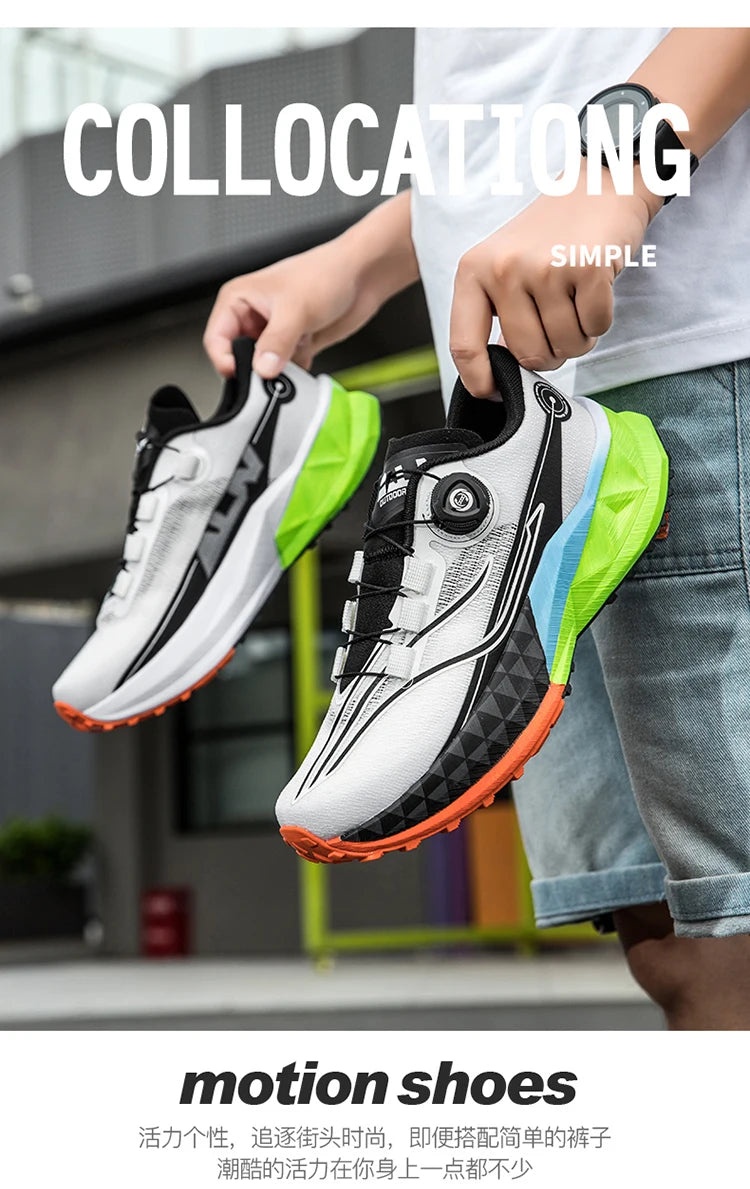 Steel-toed shoesMen's Running Shoes Fashionable Casual Large Size Summer Breathable Mesh Surface Wear Resistant Lightweight Spor