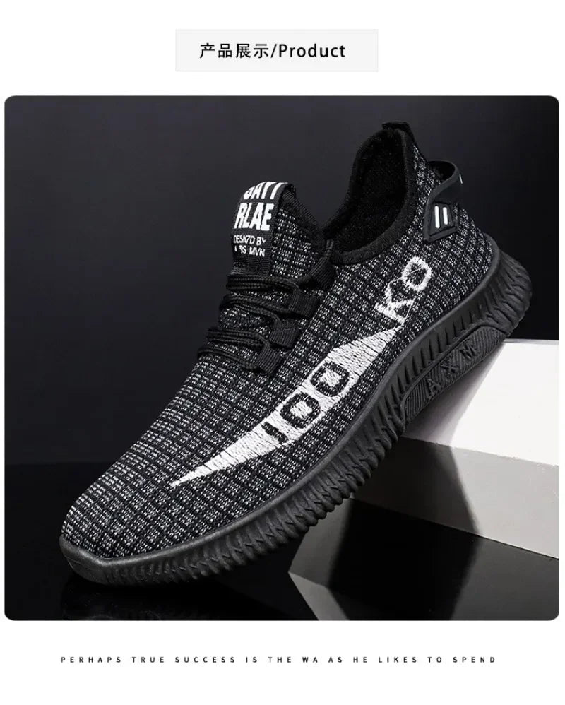 Men's Spring/Autumn Athletic Shoes: Breathable & Comfortable Casual Footwear for Sports Enthusiasts