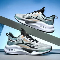 Men's Sports Shoes - Breathable Design with Professional Cushion Tech, Reduces Impact, Stylish for Daily Wear & Workouts