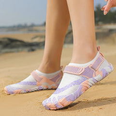 Water Shoes Women Men Quick Dry Five Finger Barefoot New Outdoor Upstream Wading Swimming Aqua Shoes Summer Beach Sneakers 2025