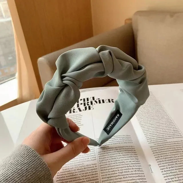 2024 Fashion Hair Accessories Hair Hoop Hair Bands for Women Girls Flower Solid Color Headbands Designer Wide Hairband Headwear