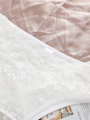 Women's Sexy Underwear Set Embroidered Lace with Steel Hoop Gather Push Up Underwear Comfortable and Easy to Clean Set J2446