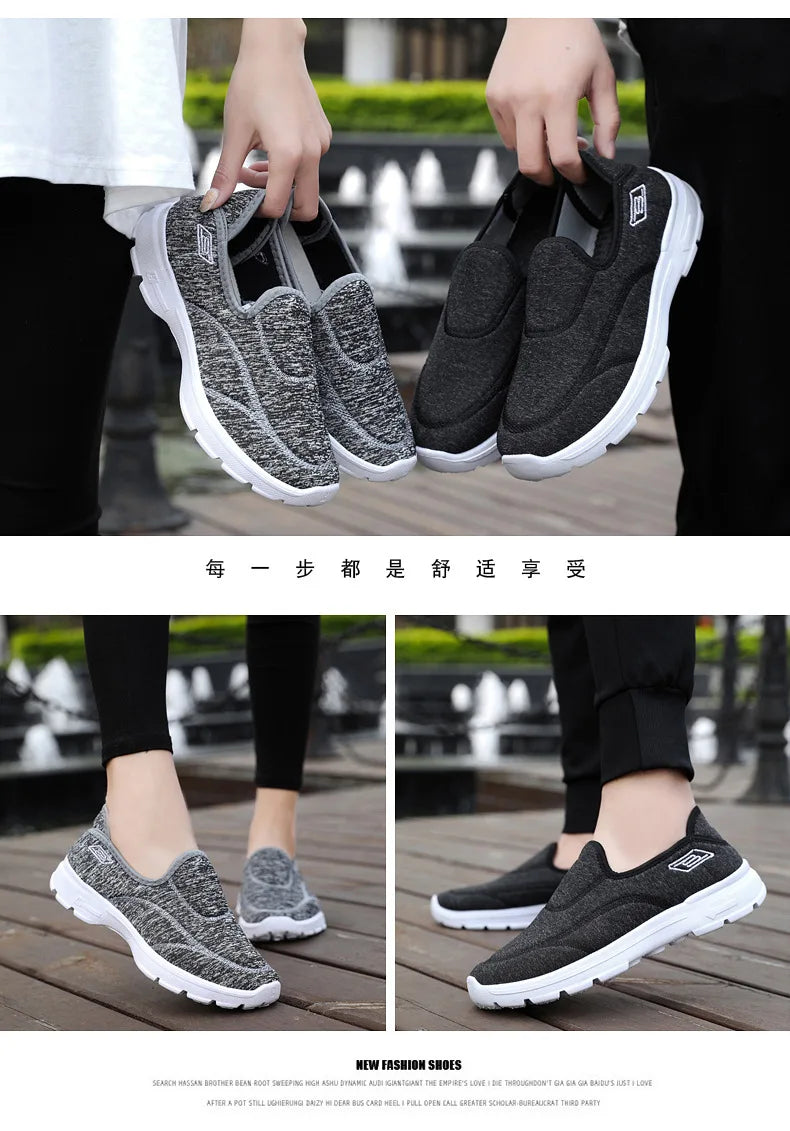 2023 Autumn New Shoes Men's Casual Shoes Fashion Couple Shoes Breathable Walking Shoes Women's Outdoor Flat Shoes Plus Size36-44