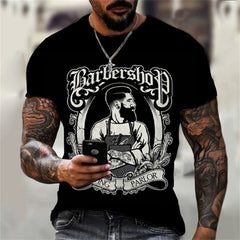 Men's Oversize T-Shirt Gym T-Shirts Man Chic Crew Neck Male T-Shirt Short Sleeve Polyester Clothing Casual Tops Tees Men T-Shirt