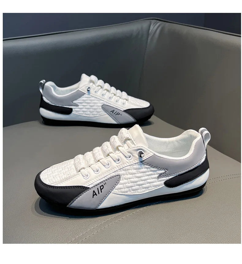 New men's shoes, summer men's fashion casual sneakers, trendy shoes, kick-off drives, soft-soled beanie shoes tenis masculino