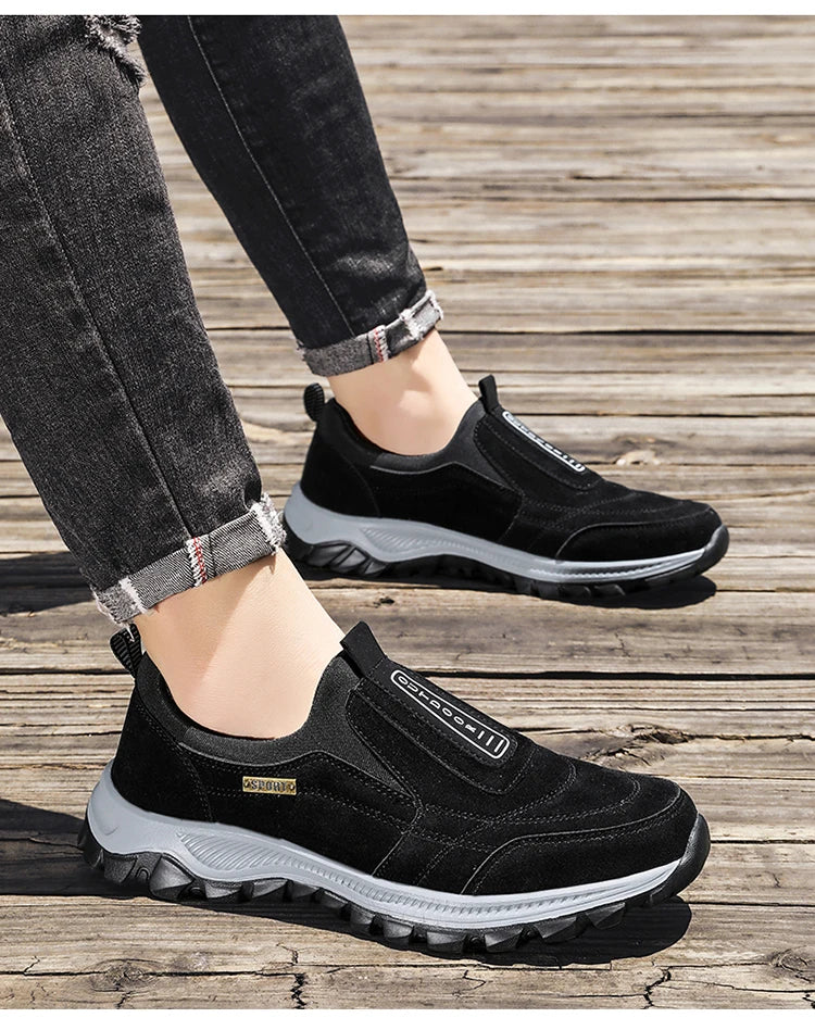 Men's Walking Shoes High-Quality Lightweight Non-Slip Outdoor Sports Shoes Comfortable Fashionable Hiking Shoes Loafers For Men