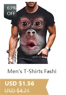 Camiseta deportiva para hombre,camisetas para correr,ropa informal a la moda,estampado 3D,camisetas gráficas simples