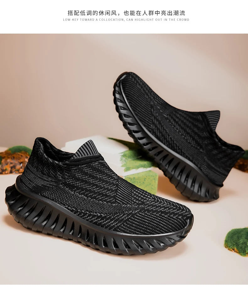 2025 Men Women Shoes Comfortable Sneakers for Men Women Fashion Light Casual Shoes Slip-on Plus Size Couple Shoes