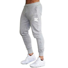 Men's fleece fashion printed logo pants, jogging pants, jogging pants, side pockets, elastic, comfortable, warm, daily casual