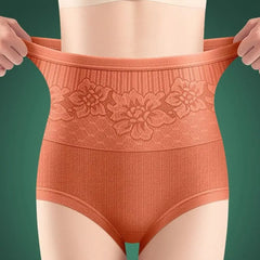 Thick Plush Women Underpants Winter Warm Underwear Uterus High Waist Tummy Control Elastic Soft Lady Panties Briefs
