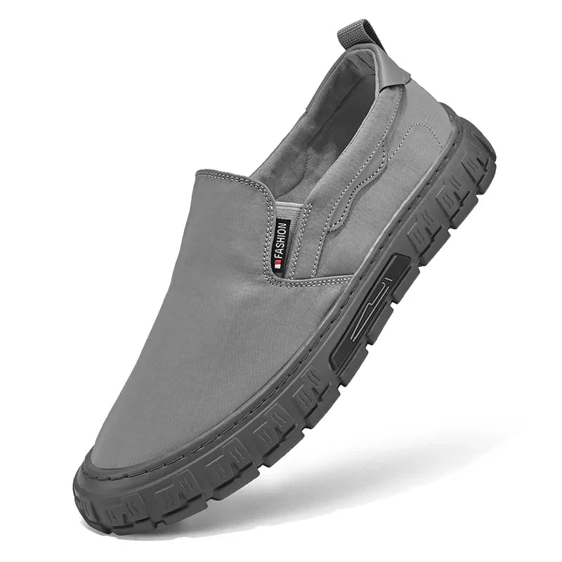 Men's shoes - Autumn thick-soled casual lightweight thick-soled loafers with leather upper, sport shoes