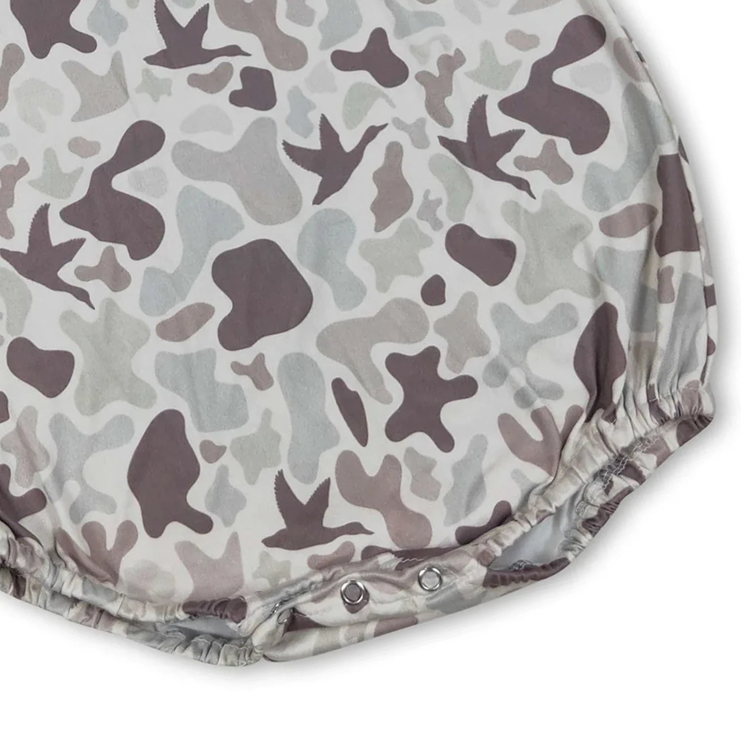 Baby Boys Khaki Camouflage Duck Romper Short Sleeves Summer Outfit for Boys