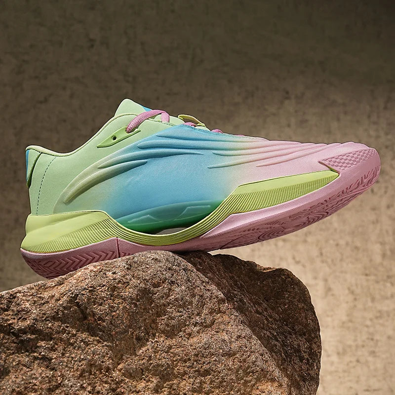 High-quality Men Basketball Shoes for Women Leather Basketball Sneakers Men Outdoor Rubber Anti Slip Sports Training Shoes Male