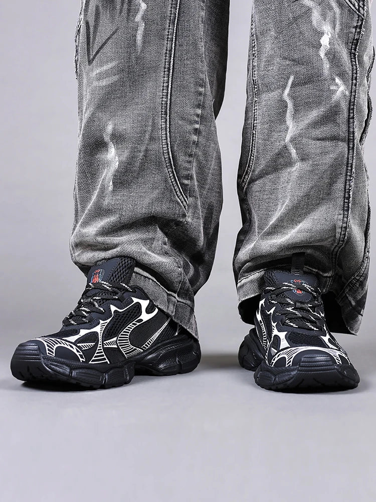 Men Sport Shoes Casual Fashion Male Running Sneaker High Quality Breathable Lightweight Outdoor Walking Anti-slip Footwear Tenis