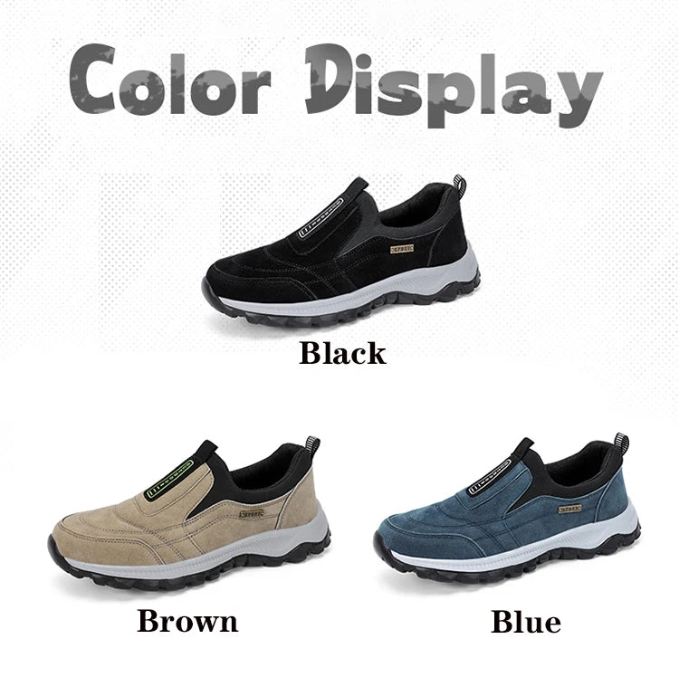 Men's Walking Shoes High-Quality Lightweight Non-Slip Outdoor Sports Shoes Comfortable Fashionable Hiking Shoes Loafers For Men