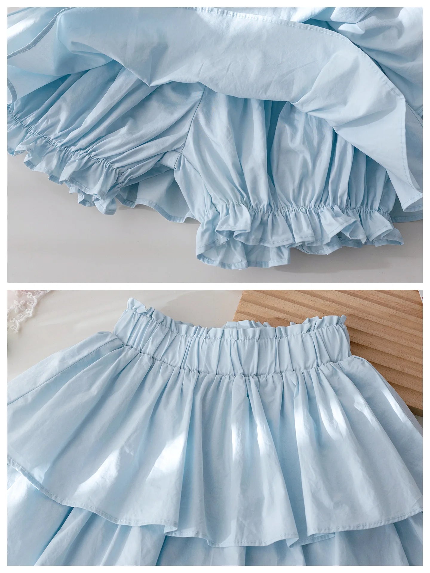 Korean Children's Clothing Girls Summer Shorts Foreign Style Small Fresh Versatile Culottes Girls 2025 Summer Fashion Skirt