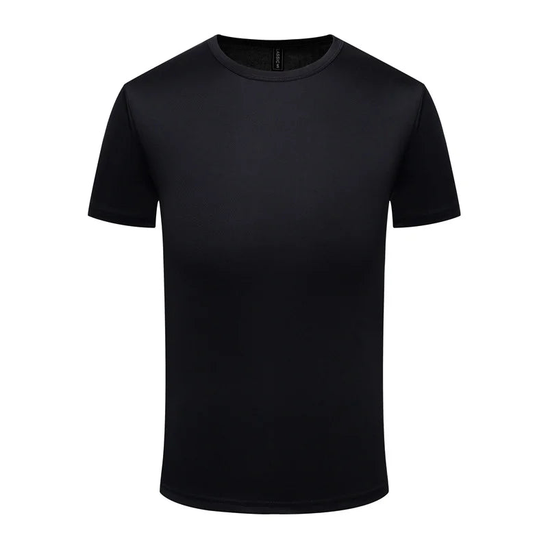 2023 Men's And Women's Quick Drying Round Neck T-shirt Customized Printed Embroidery Logo Sports Fitness Short Sleeve 10 Colors