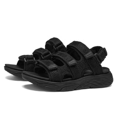 Sandals and casual shoes for men in summer, classic black breathable comfortable thick sole hot selling and explosive thick sole
