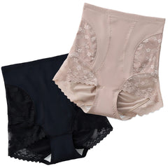 Women's Seamless Underwear Female Panties Quality Lace Antibacterial Woman High Waist Soft Silk Panty Underpants