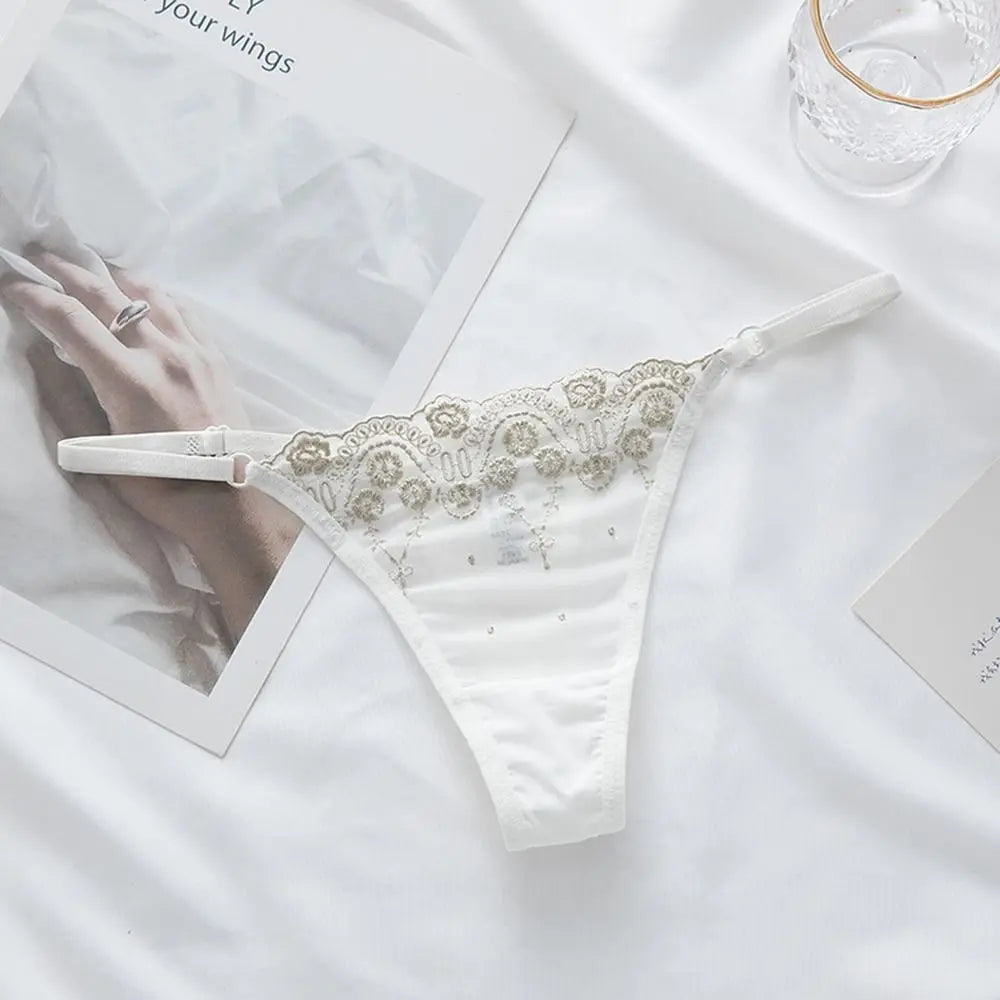 Underwear For Women Cotton Crotch Bikini Thong Underpants Briefs Lace Panties Low Waist Panties Women Thong Female Lingerie